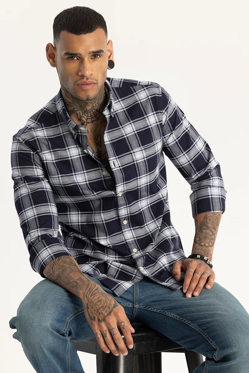 Black Checks Shirt