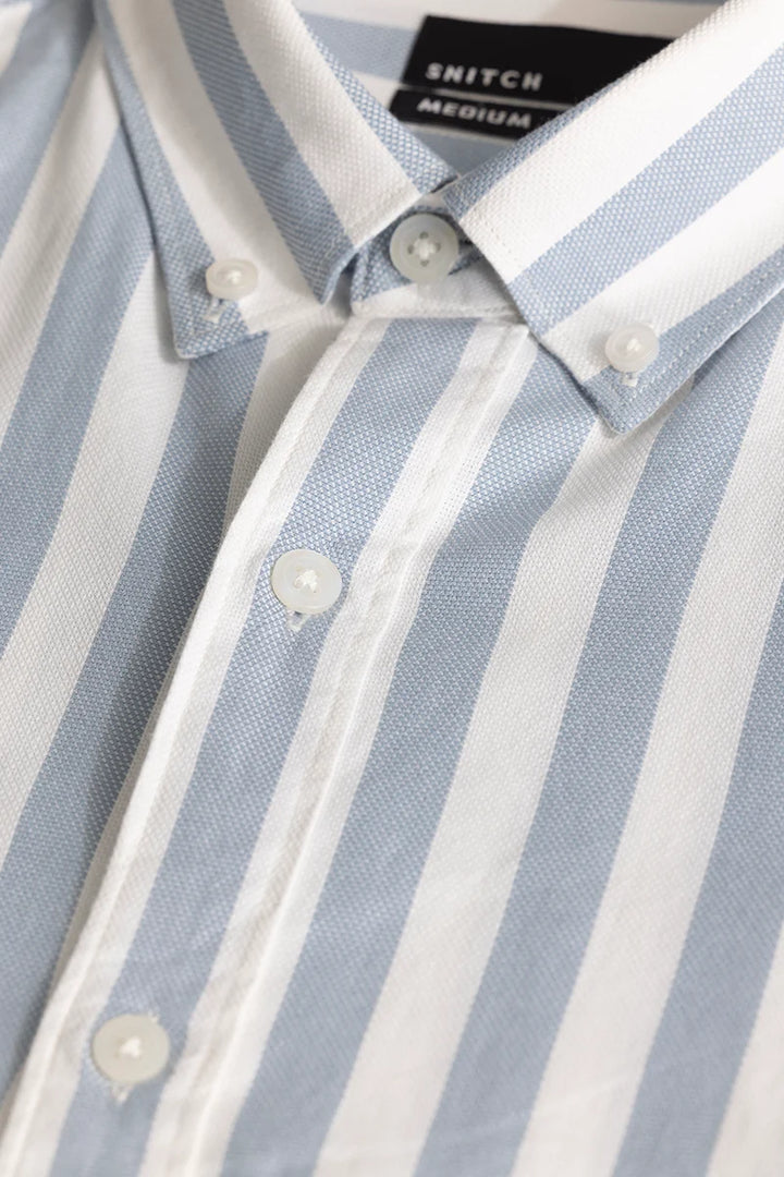 Light Blue Stripes Shirt