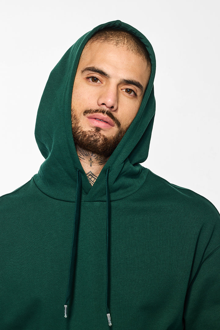 Core Lab Dark Green Solid Hoodie