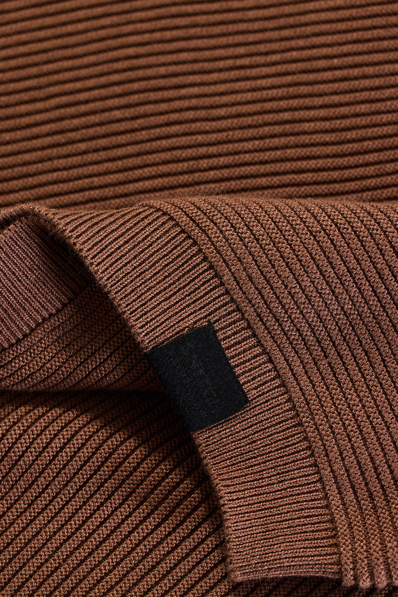 Core Lab Hazelnut Textured Sweater