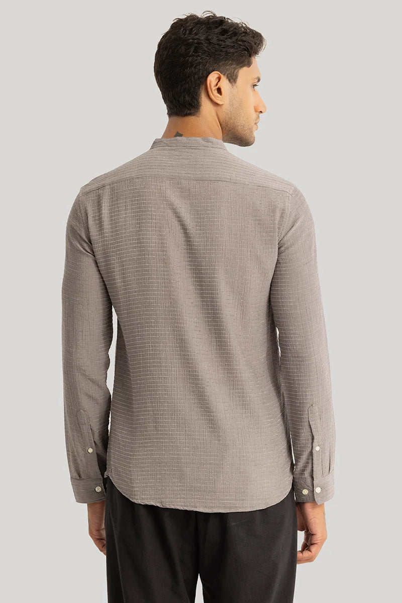 Benedetta Grey Textured Shirt