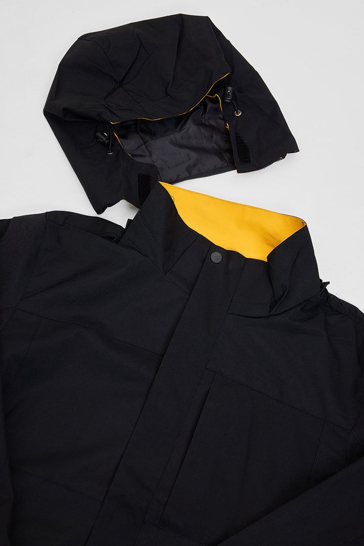 Black Water-Resistant Jacket