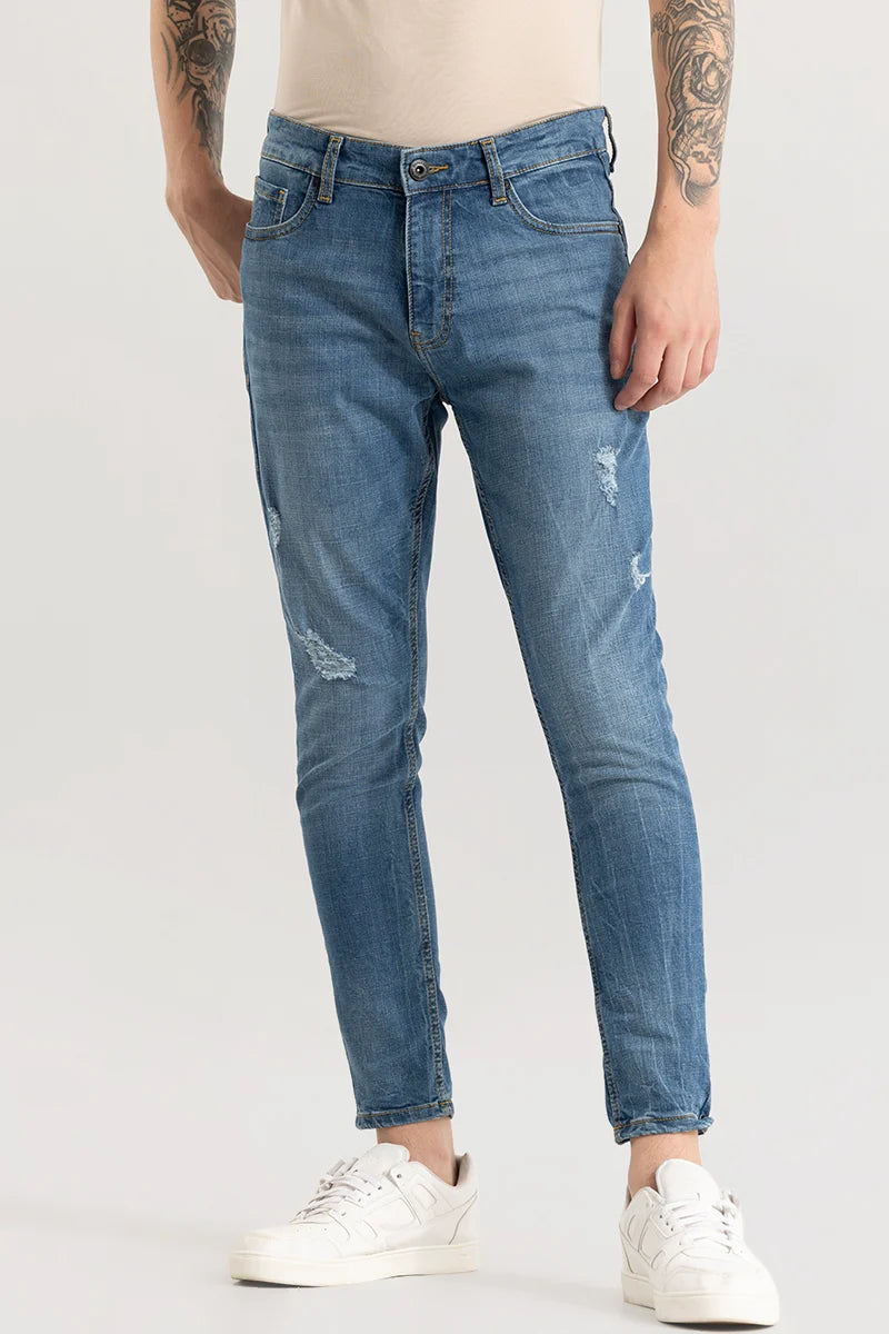 Eirik Steel Blue Skinny Fit Jeans