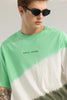 Daily Dose Green Oversized T-Shirt