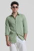 Sage Stripes Slim Fit Shirt