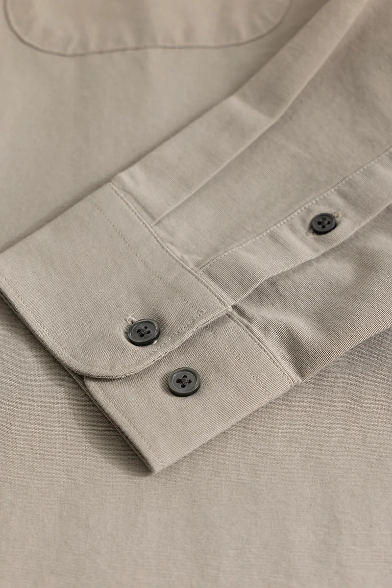 Viggo Plain Grey Shirt