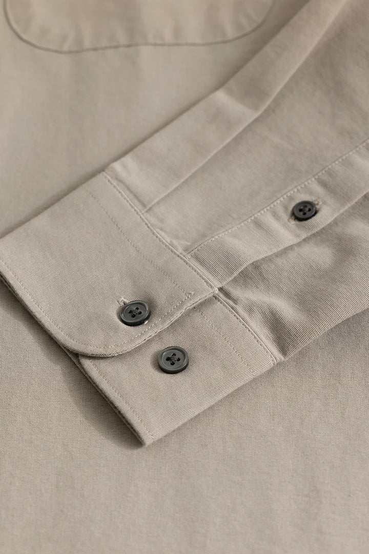 Viggo Plain Grey Shirt