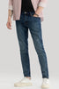 Phantom Indigo Blue Plain Skinny Fit Jeans