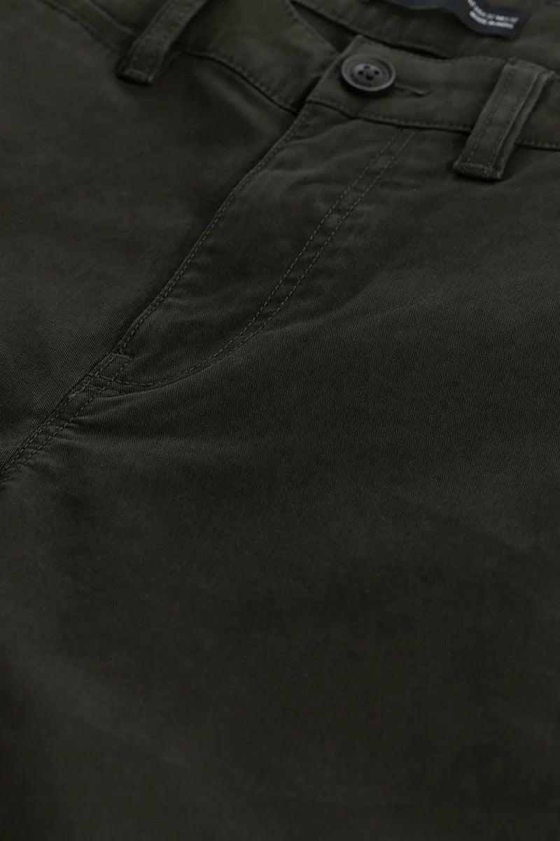 Black Slim Fit Chinos