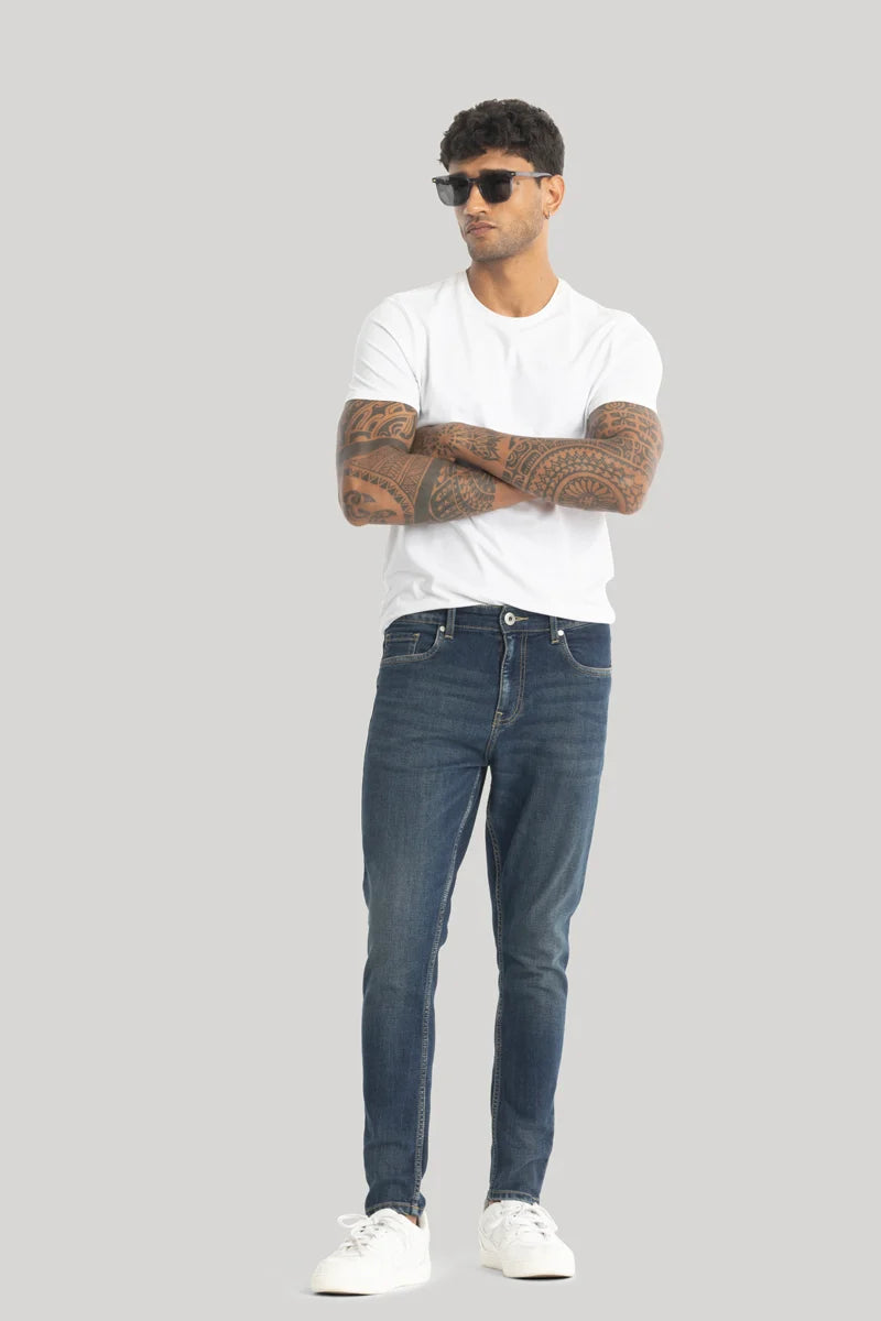 Vito Spruce Blue Skinny Fit Jeans