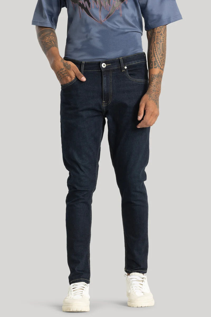 Vito Navy Skinny Fit Jeans