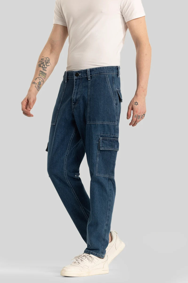 Daniele Blue Baggy Fit Jeans