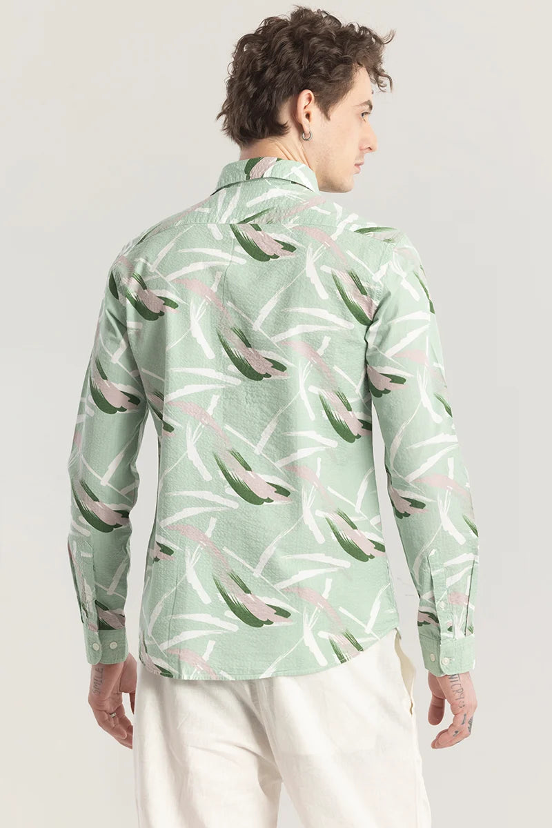 Foliavogue Green Abstract Shirt