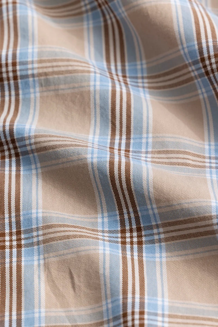 Plaidariffic Beige Check Shirts