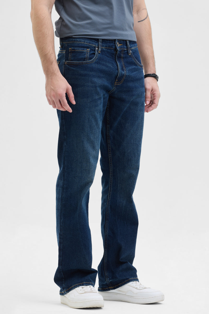 Navy Bootcut Jeans