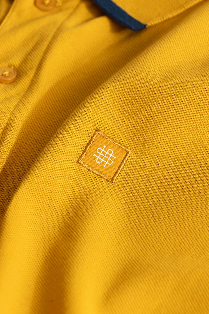 Nadia Mustard Polo T-Shirt