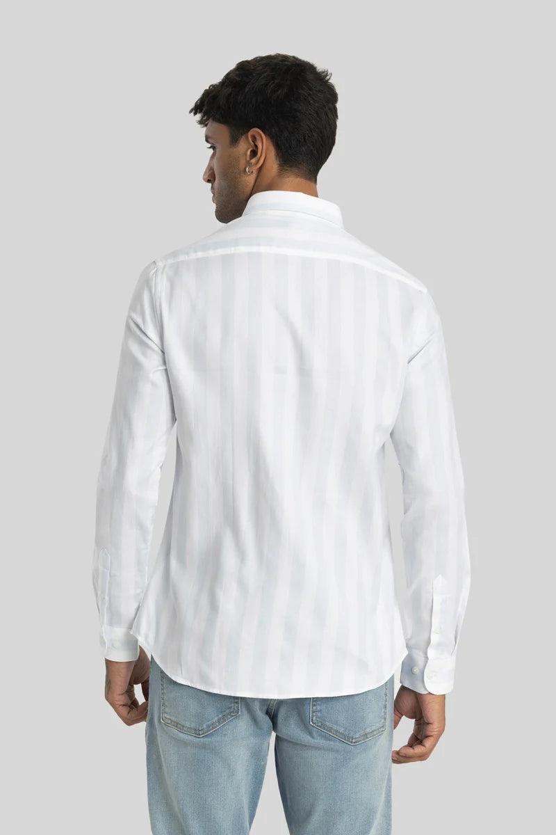 Gabriele Light Blue Stripes Shirt