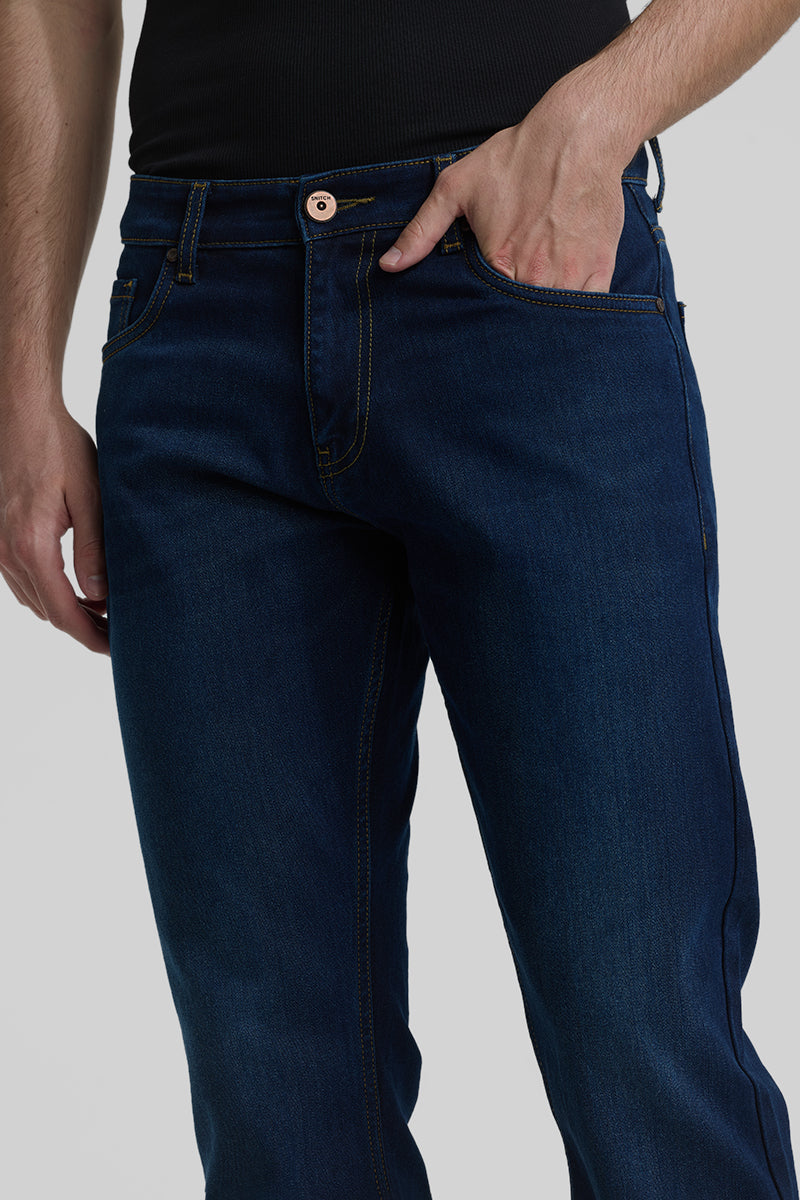 Navy Bootcut Jeans