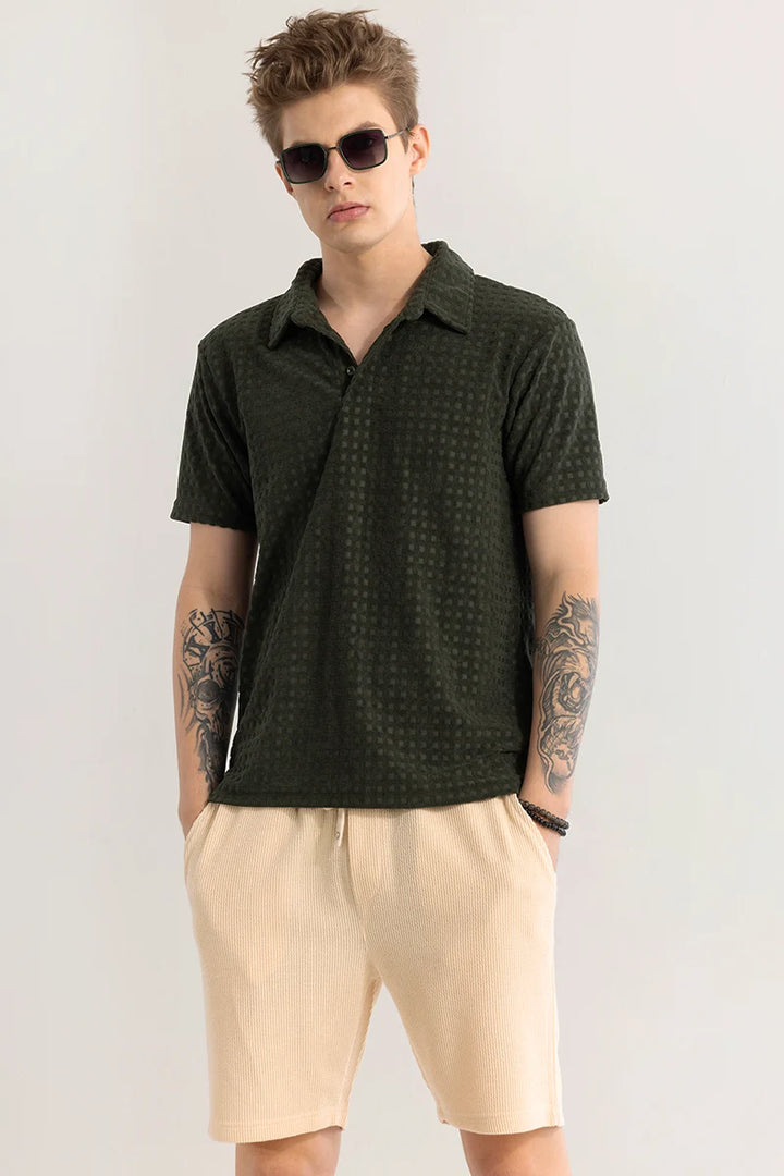 Eloquent Olive Polo T-Shirt