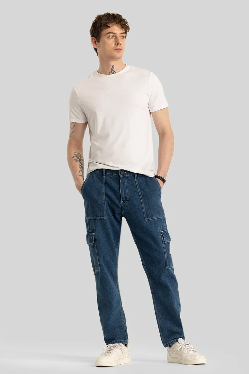 Daniele Blue Baggy Fit Jeans