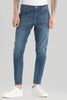 Blue Plain Skinny Fit Jeans