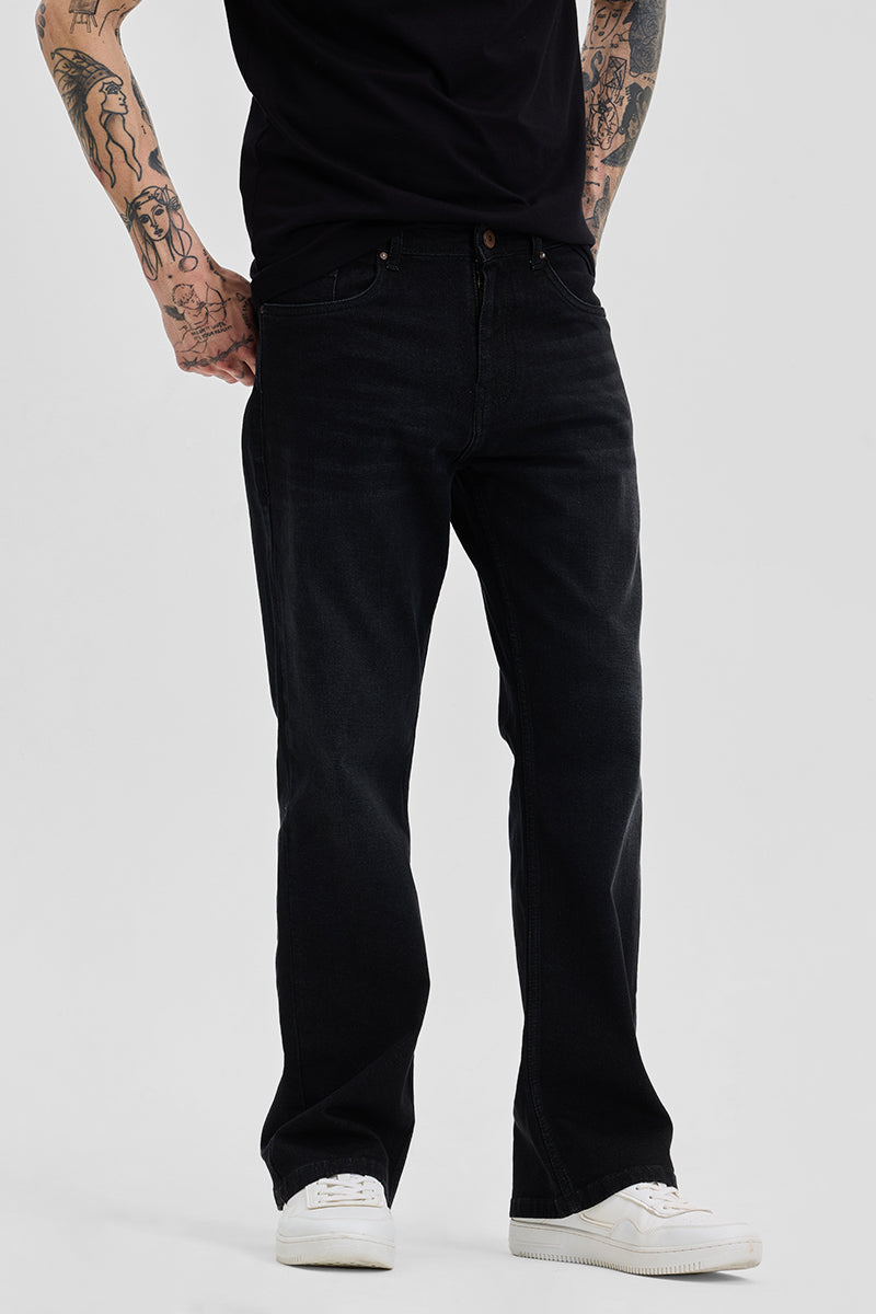 Black Bootcut Jeans