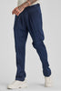 Dark Blue Relaxed Fit Korean Trousers