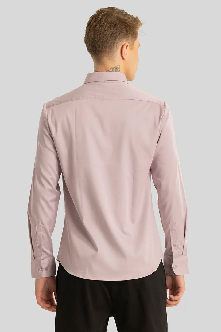 Etnni Light Pink Plain Stitchless Shirt