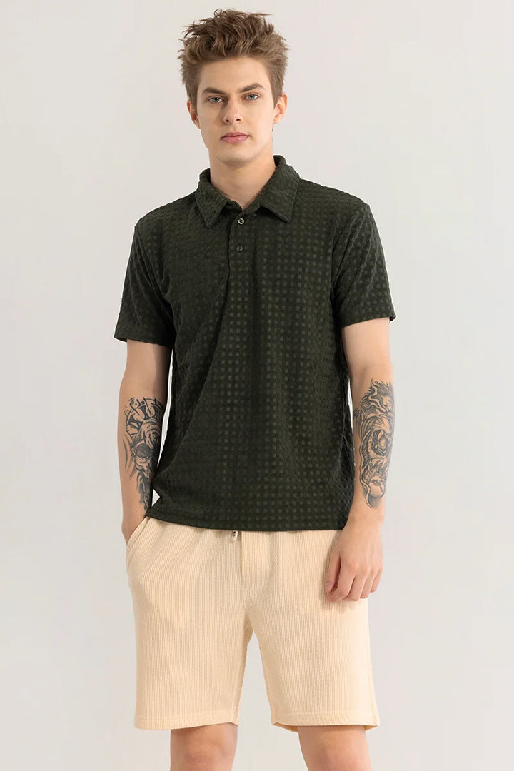 Eloquent Olive Polo T-Shirt