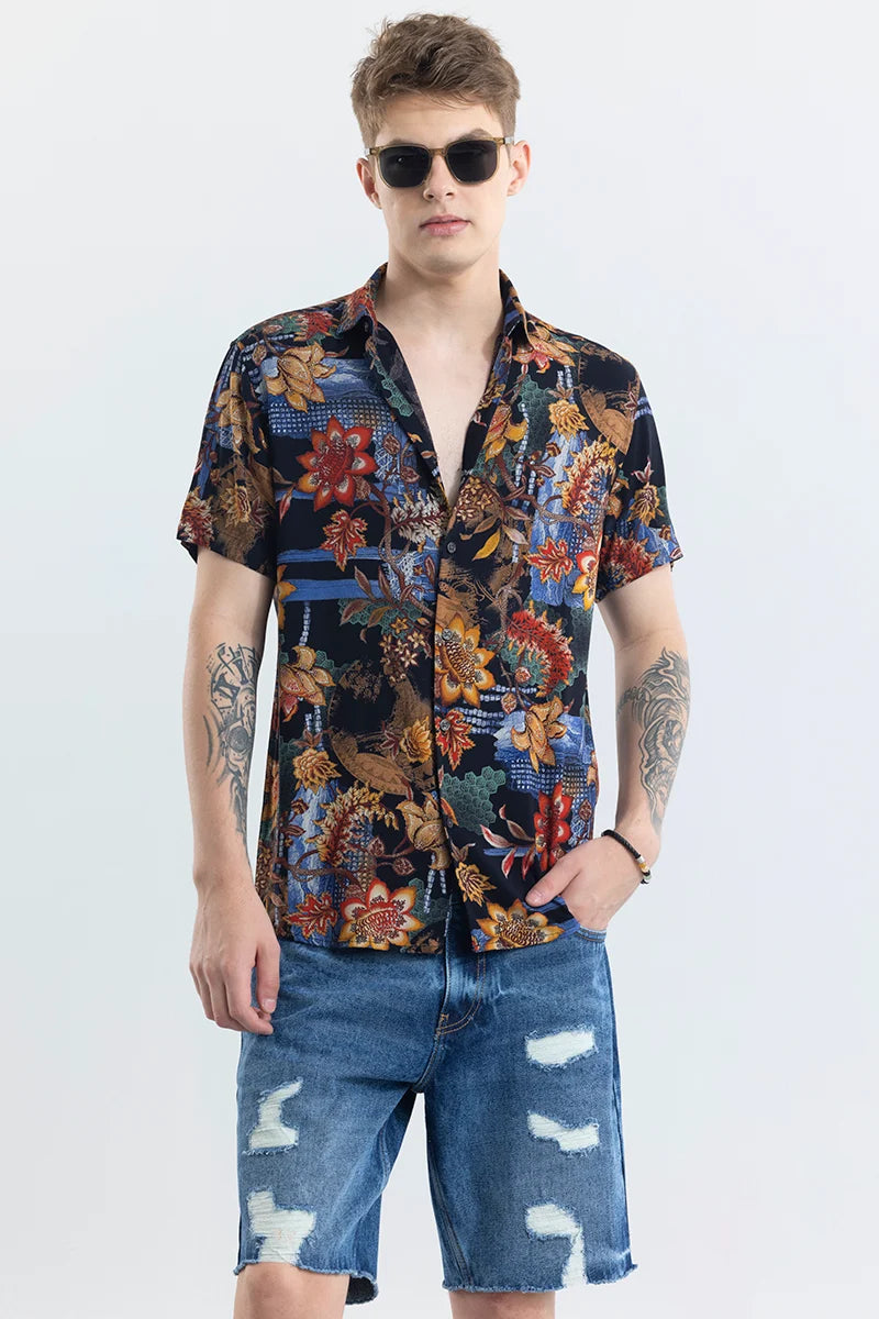 Orlando Yellow Floral Shirt