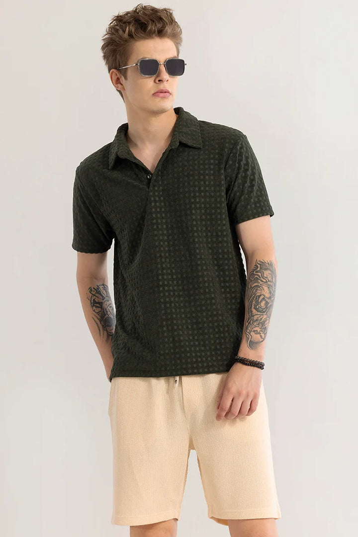 Eloquent Olive Polo T-Shirt