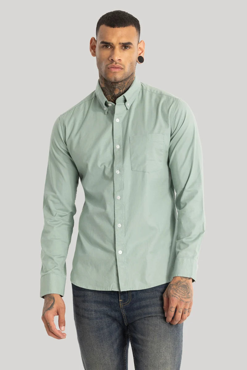 Light Green Oxford Shirt