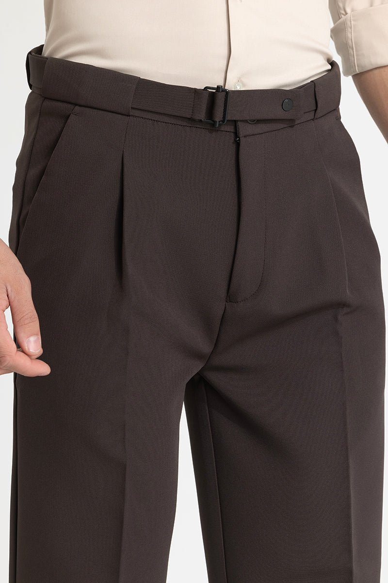 Dark Brown Korean Trousers