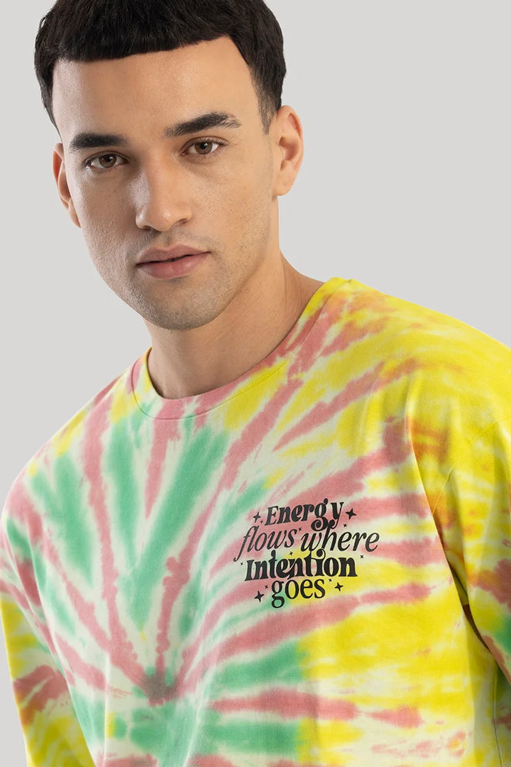 Marcel Multi Tie & Dye Oversized T-Shirt