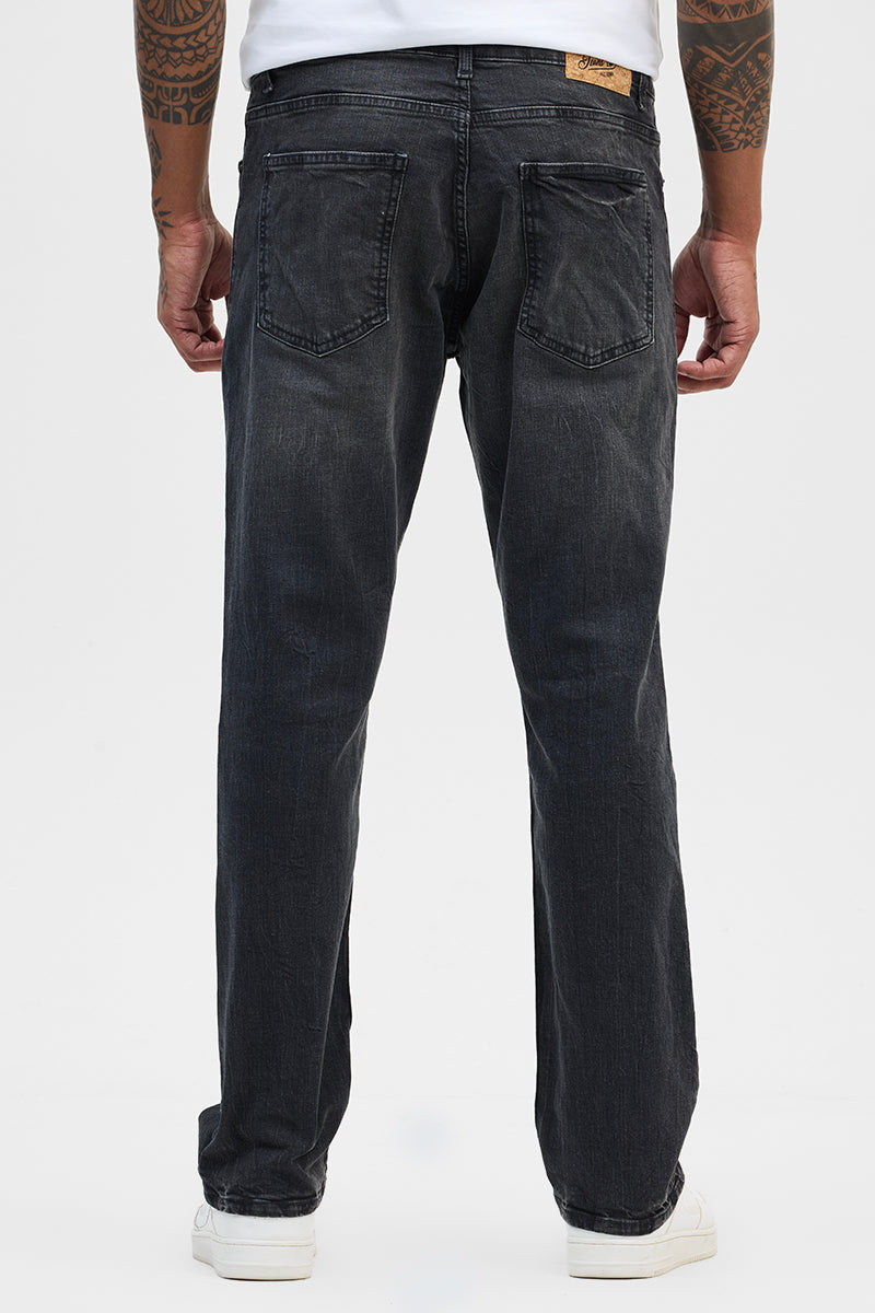 Charcoal Grey Comfort Fit Jeans