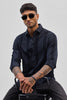 Black Stripes Slim Fit Shirt