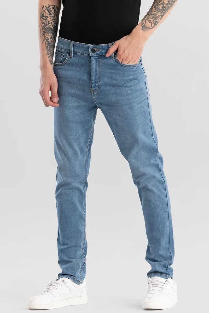 Denity Light Blue Slim Fit Jeans