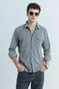 Jezzi Ash Grey Corduroy Overshirt