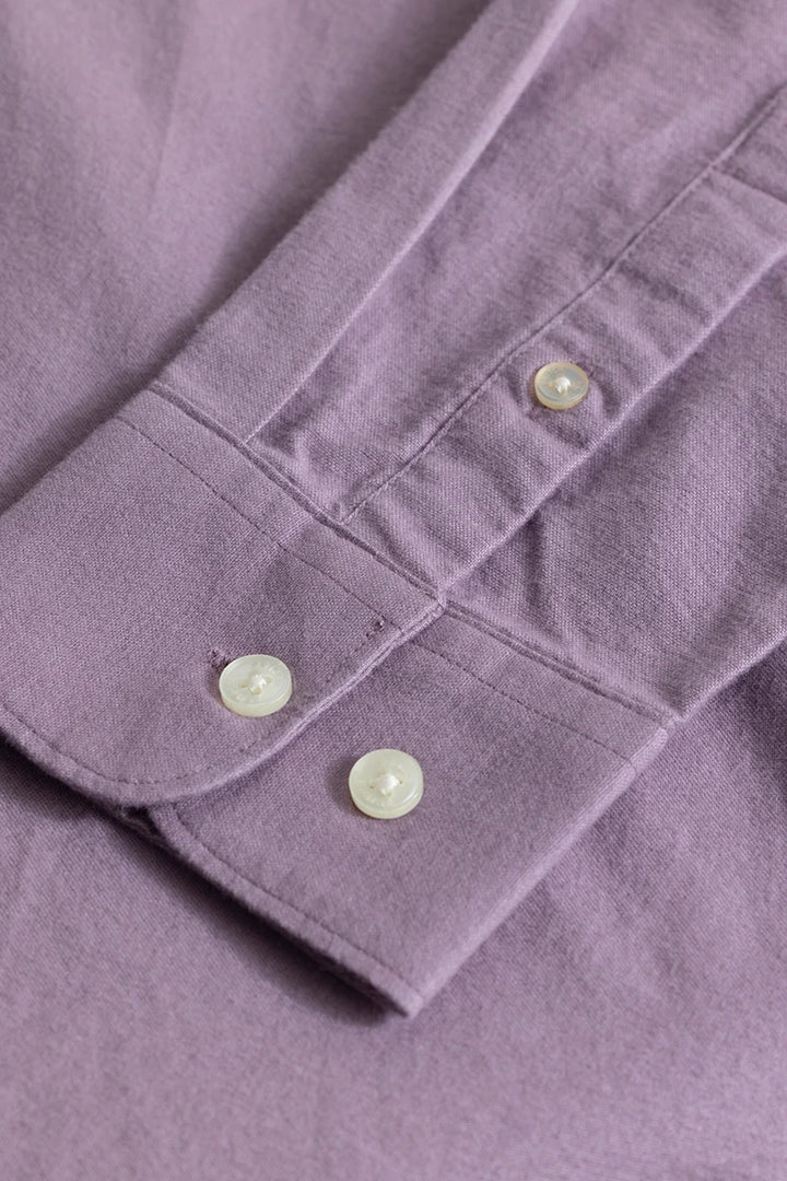 ClassicContour Plain Purple Shirt