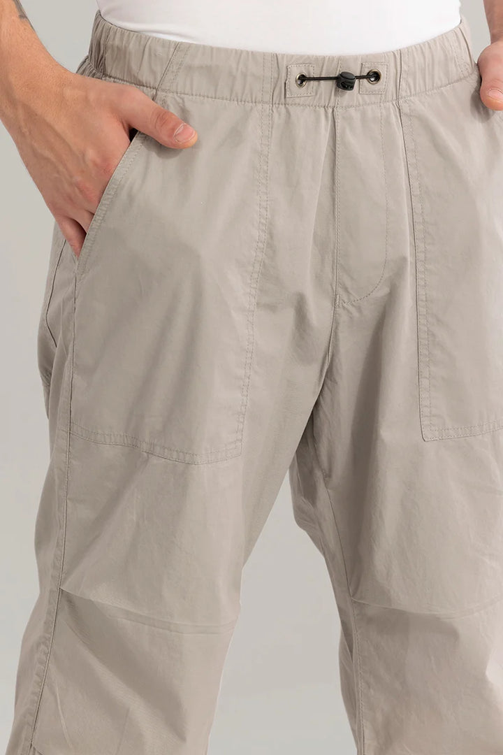 Nimbusflex Light Grey Parachute Pants