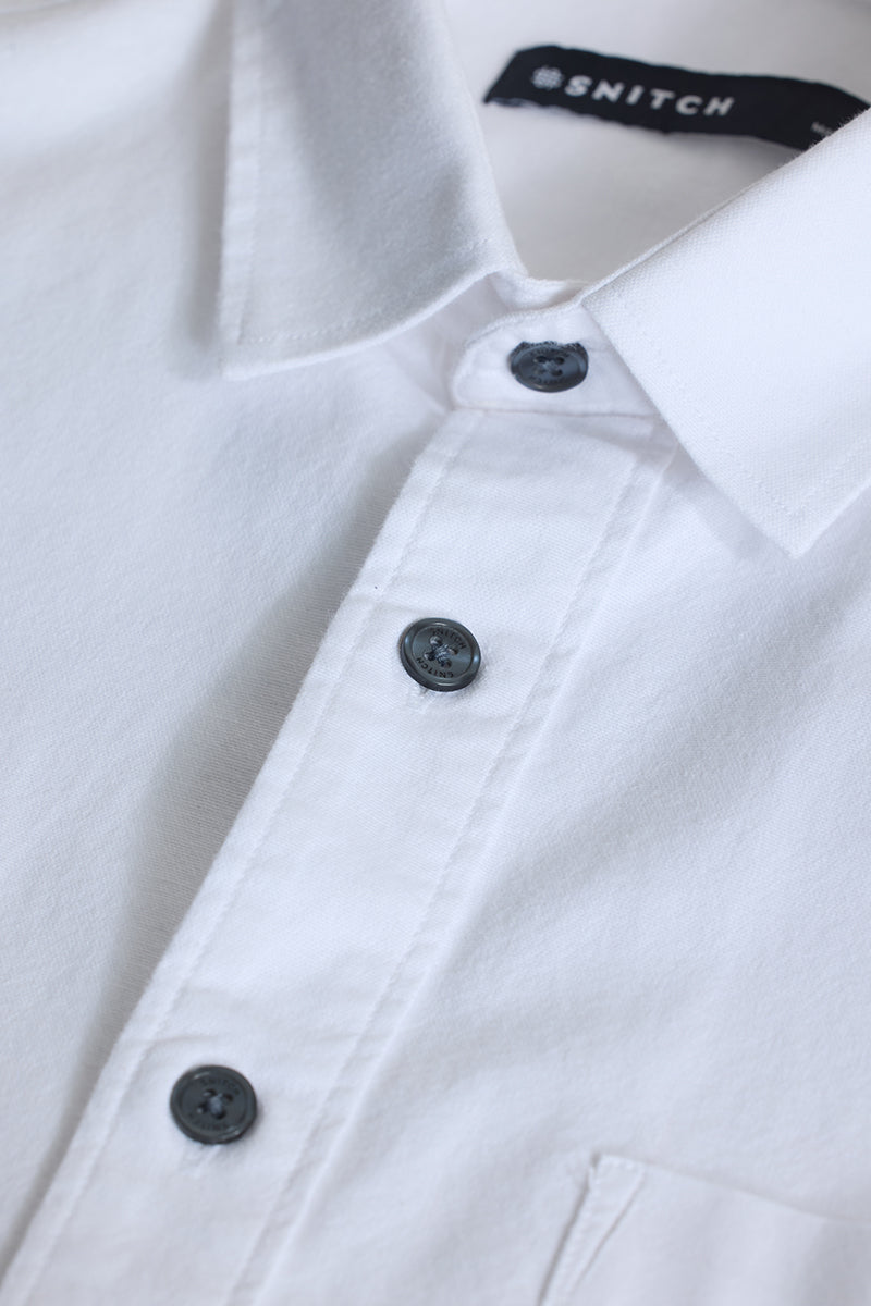 White Slim Fit Shirt