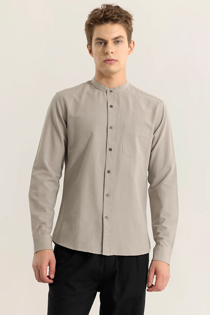 Viggo Plain Grey Shirt