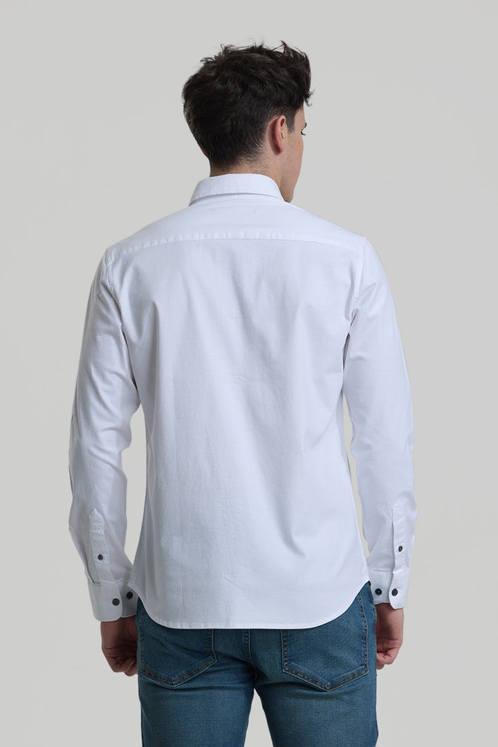 White Slim Fit Shirt