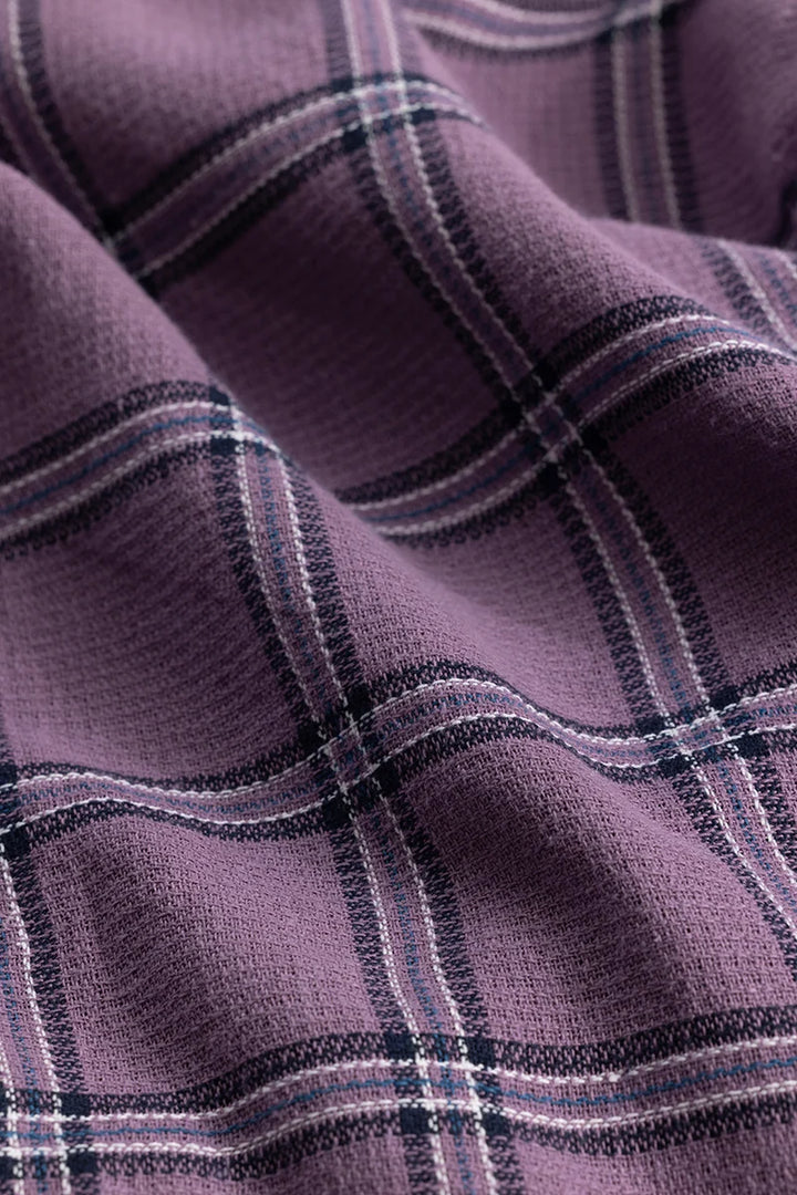 Siren Purple Checks Shirt