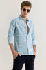 Mintstellar Blue Textured Shirt