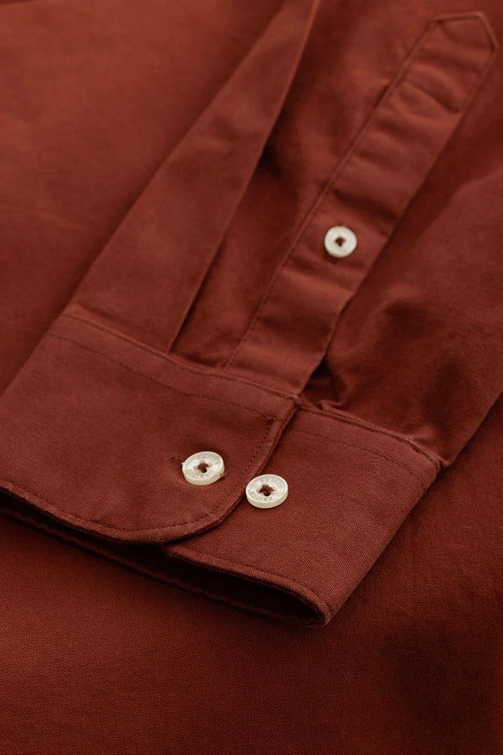 Lucia Rust Plain Shirts