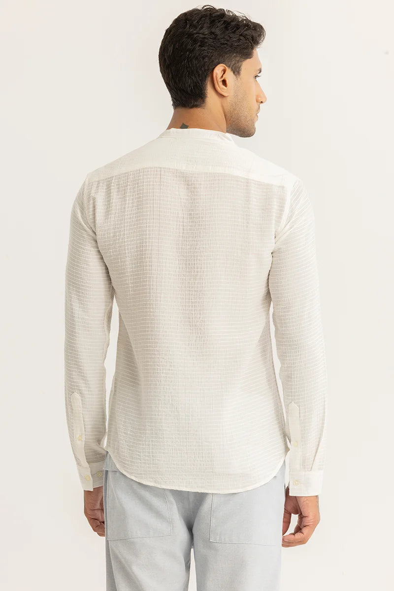 Benedetta Cream Textured Shirt