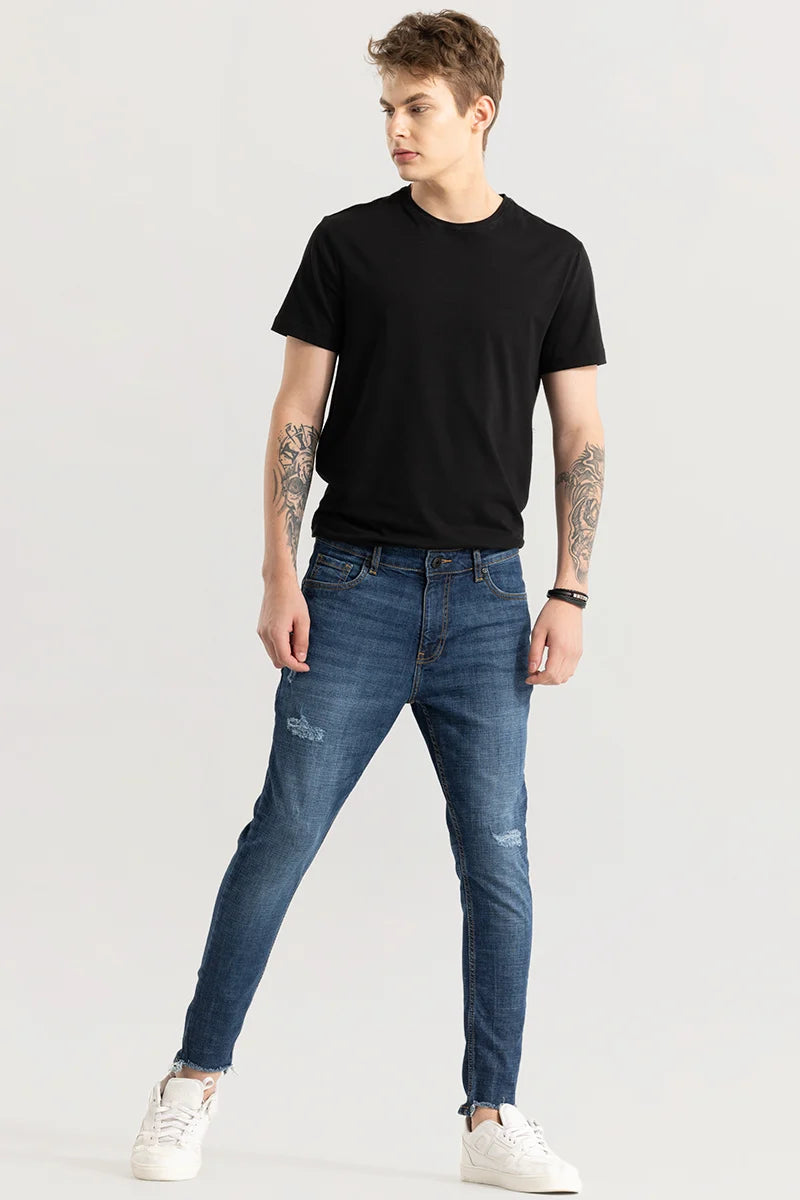 Eirik Navy Skinny Fit Jeans