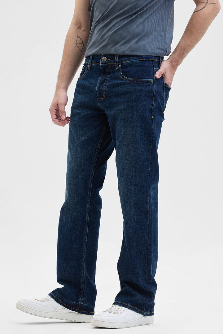 Navy Bootcut Jeans