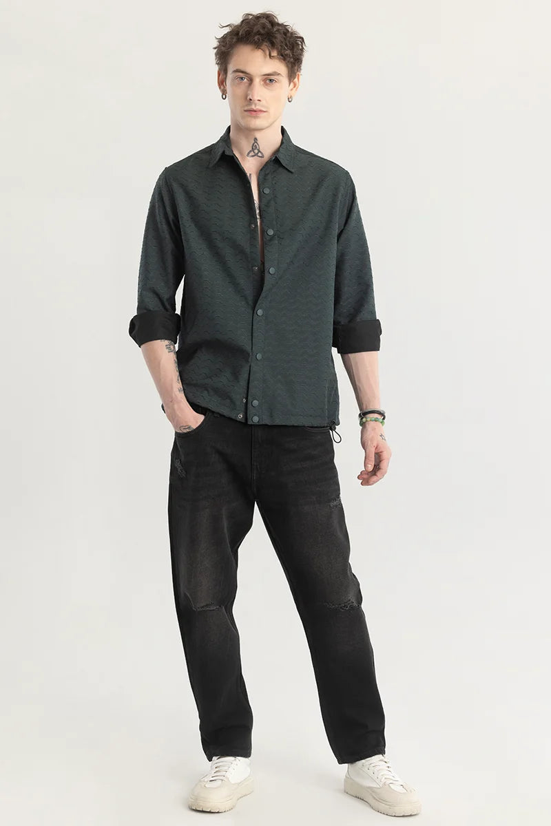 Wavique Green Shirt